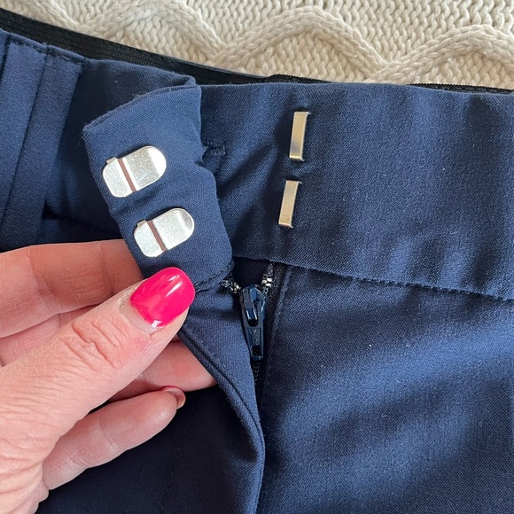 INC Navy Boot Leg Mid Rise Pants Trousers Women’s Size 10 - Picture 11 of 15